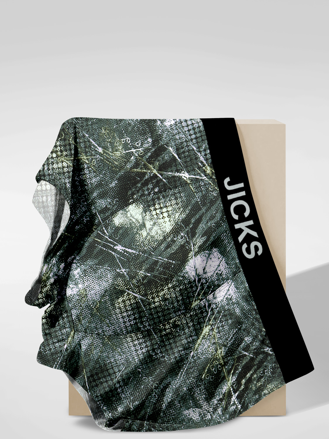 Image of jicks Pack of 3 Printed Men Trunk