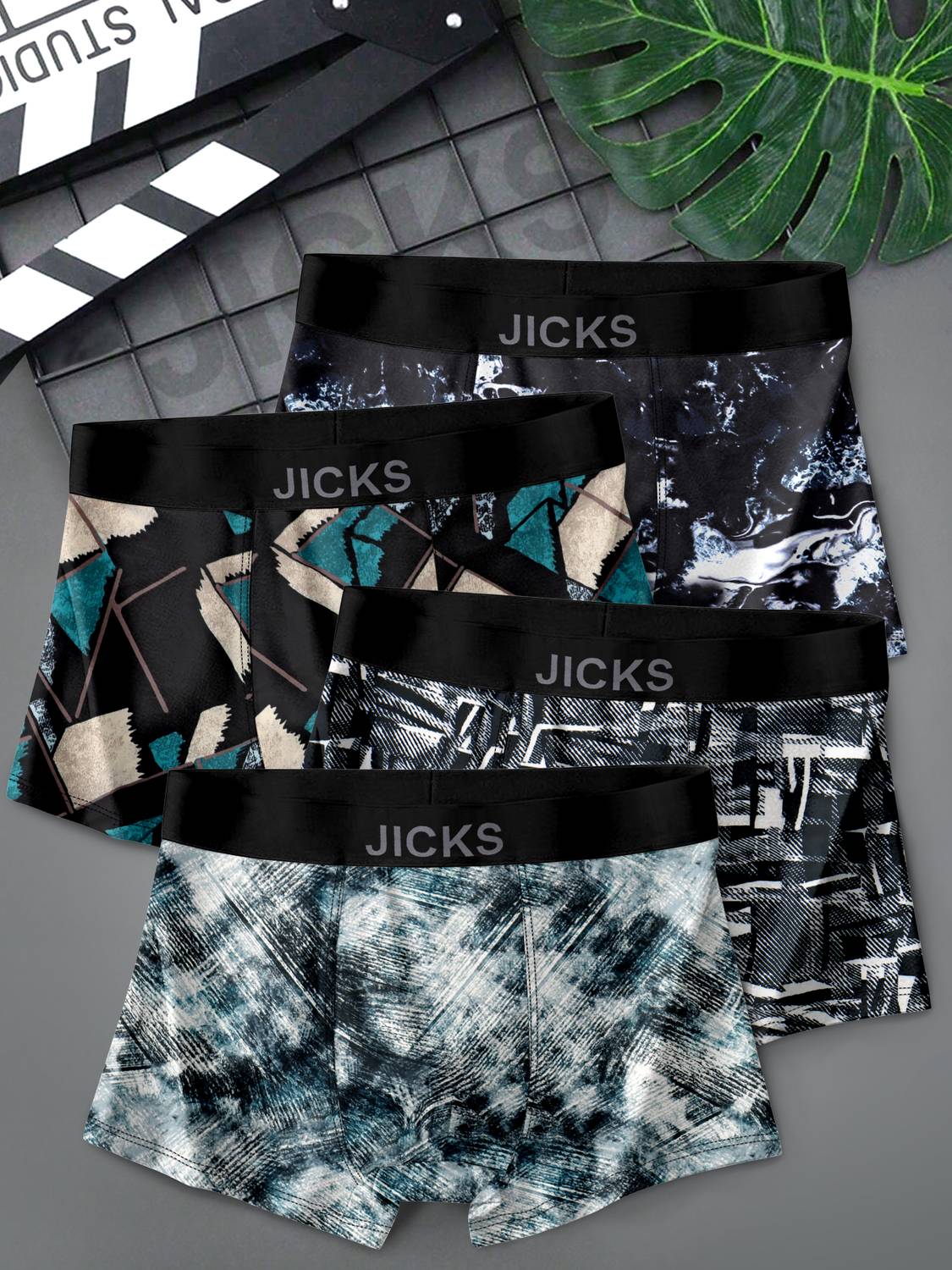 jicks Pack of 4 Men Trunk