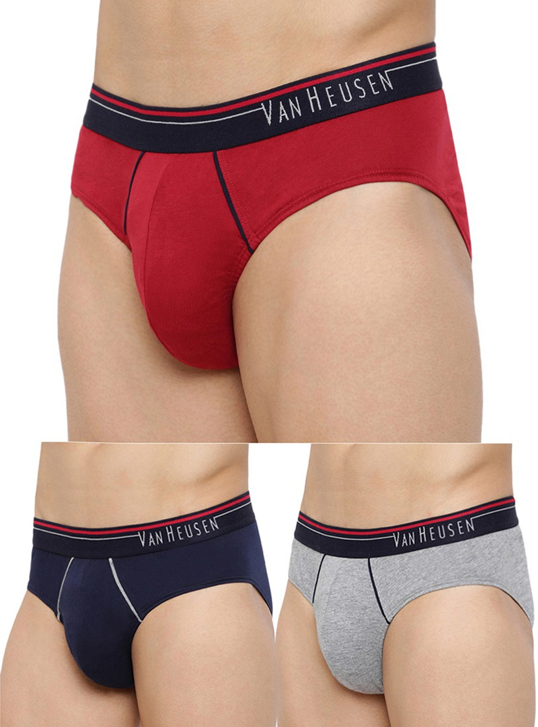 Image of VAN HEUSEN Men Antibacterial And Colour Fresh Brief