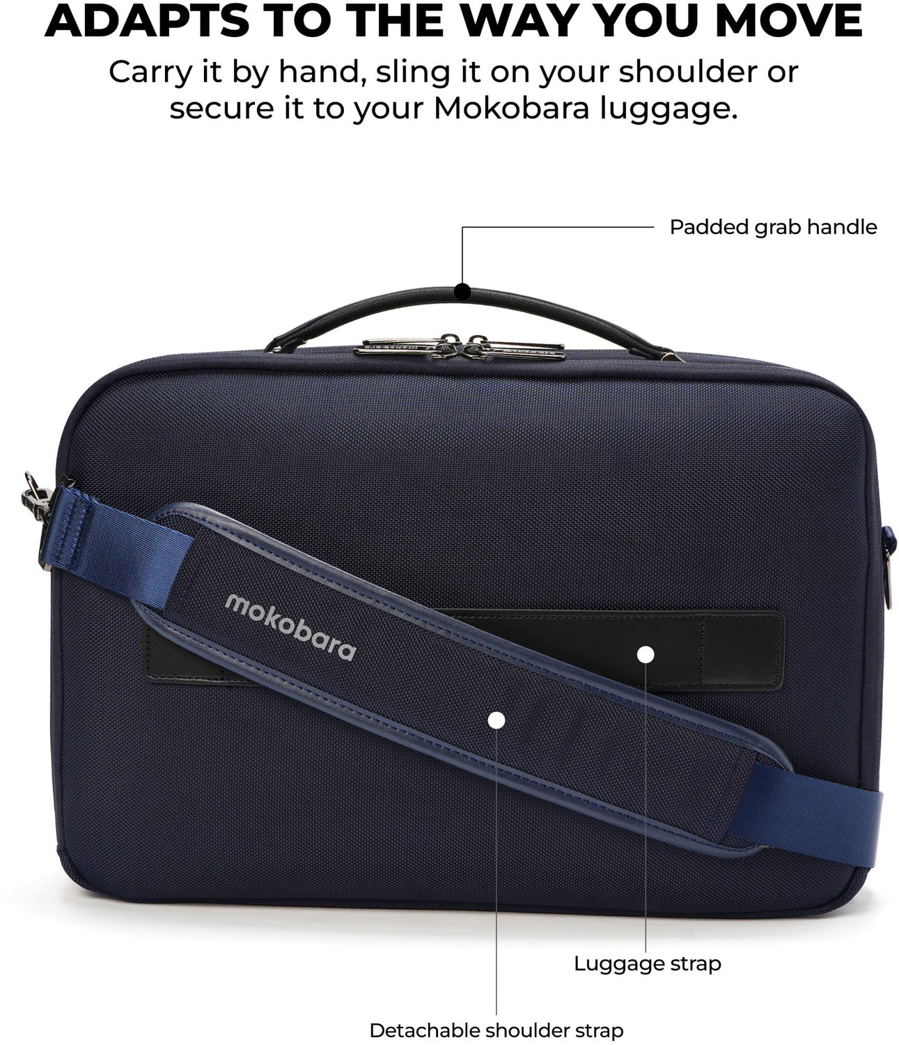 Image of Mokobara The Bento Briefcase Medium Briefcase - For Men & Women