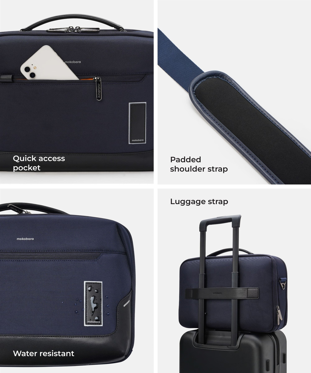 Image of Mokobara The Bento Briefcase Medium Briefcase - For Men & Women