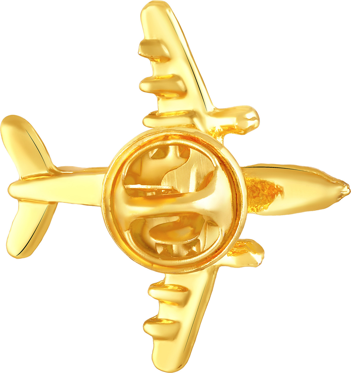 Image of mahi Combo of 4 Mini Aircraft Badge Coat Suit Pin Brooch