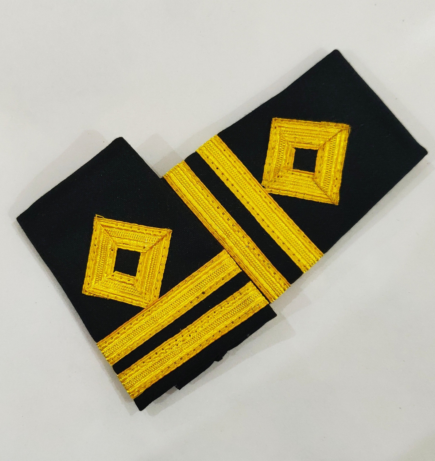 Image of Jahaazi Second Officer professional Epaulettes for Merchant Navy Officers Brooch
