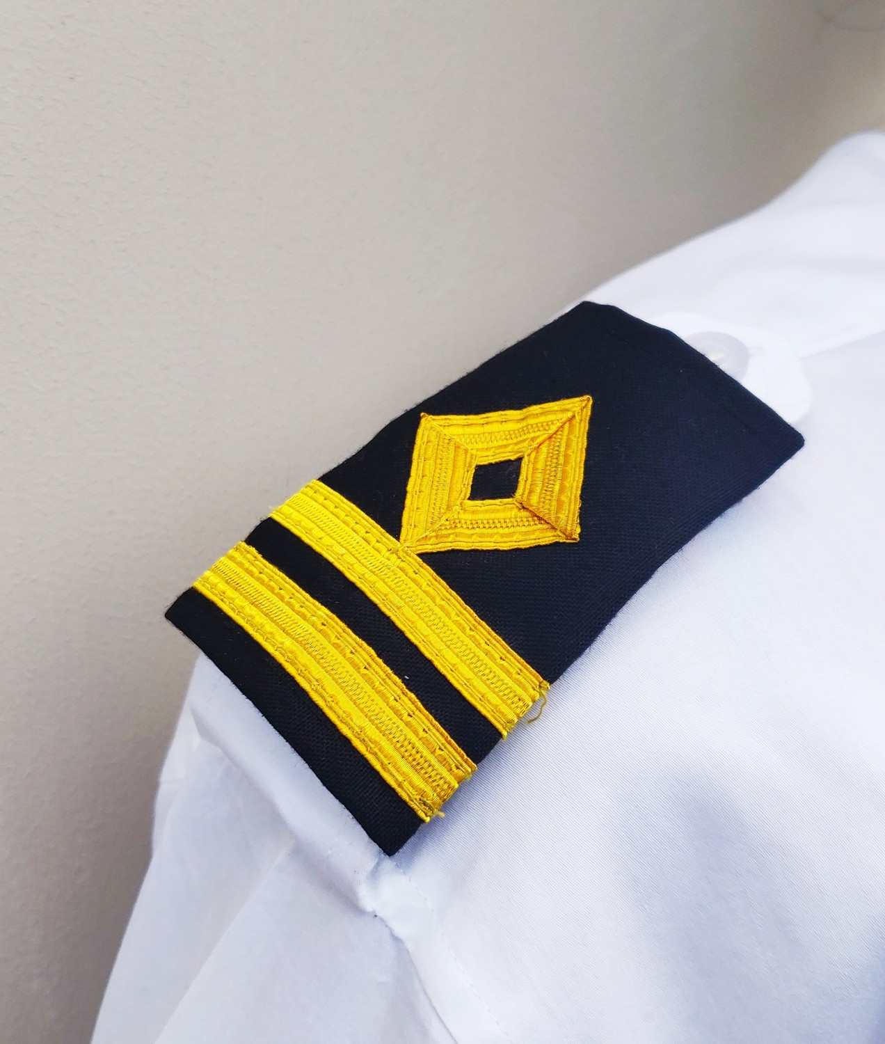 Image of Jahaazi Second Officer professional Epaulettes for Merchant Navy Officers Brooch