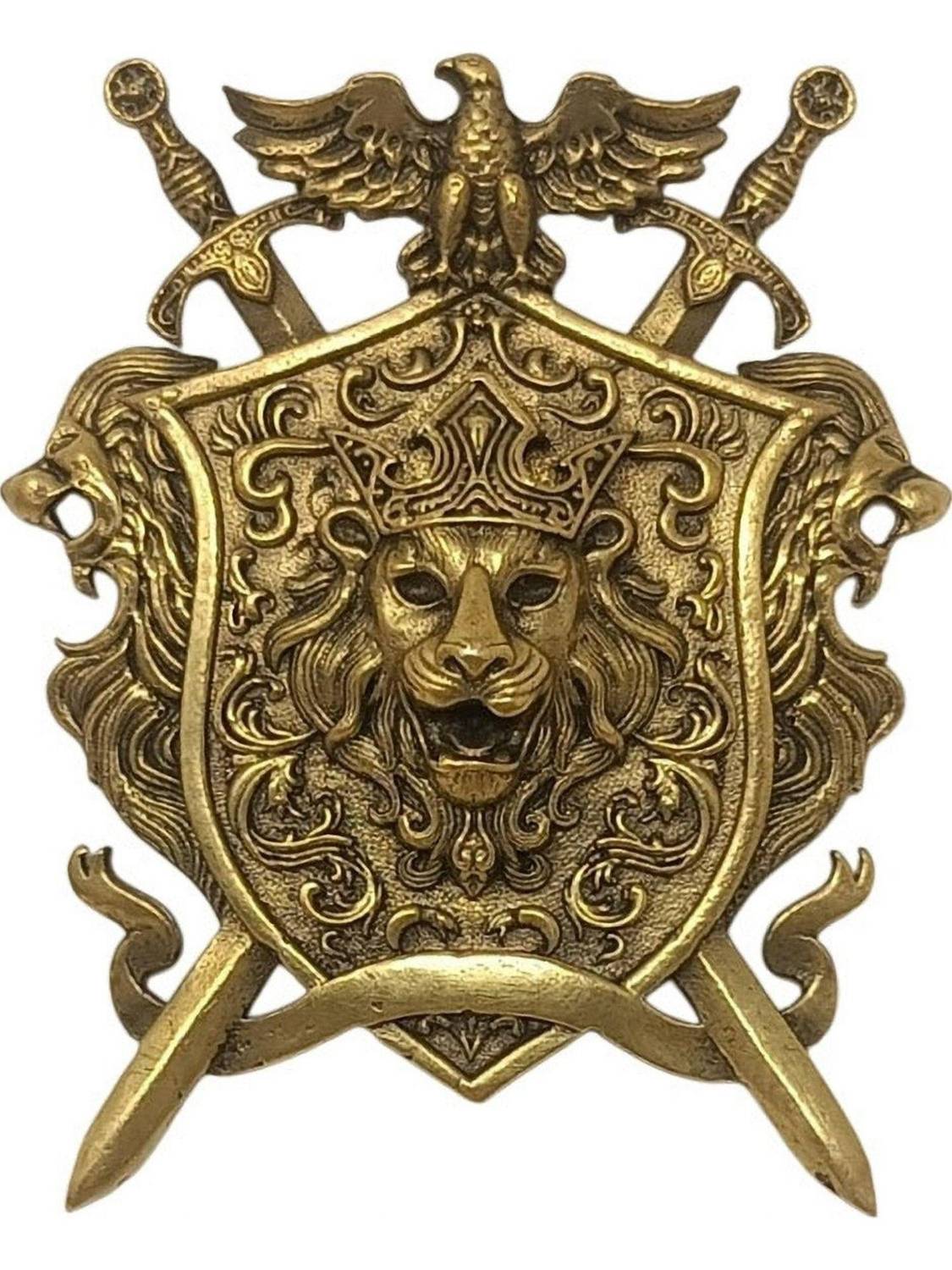 aamiya creations REGAL LION SHEILD BROOCH FOR MAN Brooch