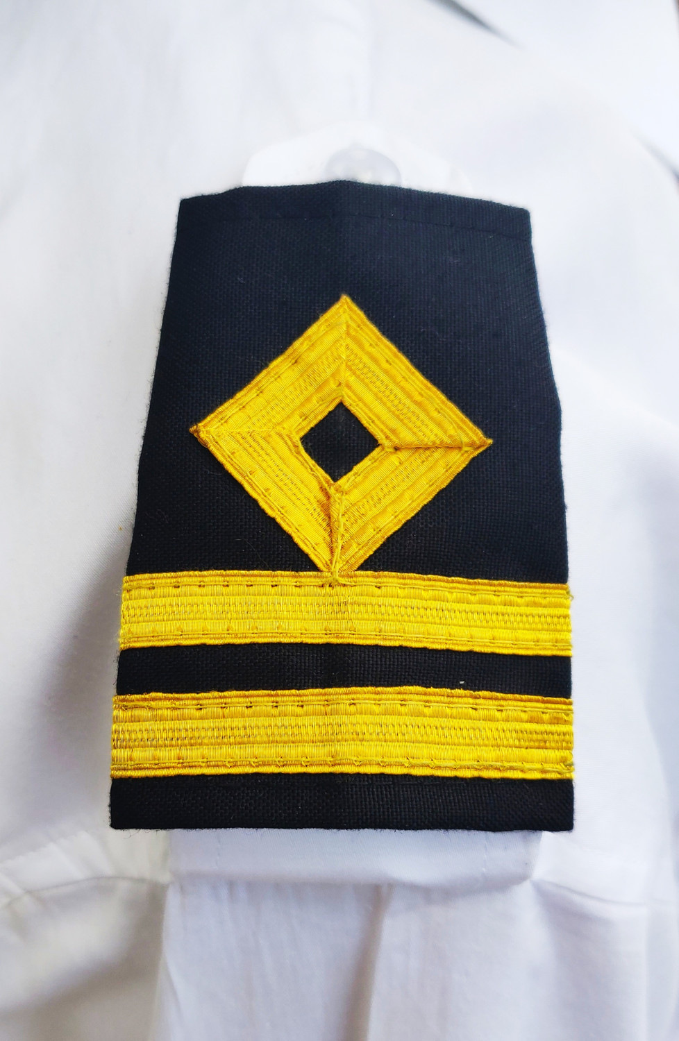 Image of Jahaazi Second Officer professional Epaulettes for Merchant Navy Officers Brooch