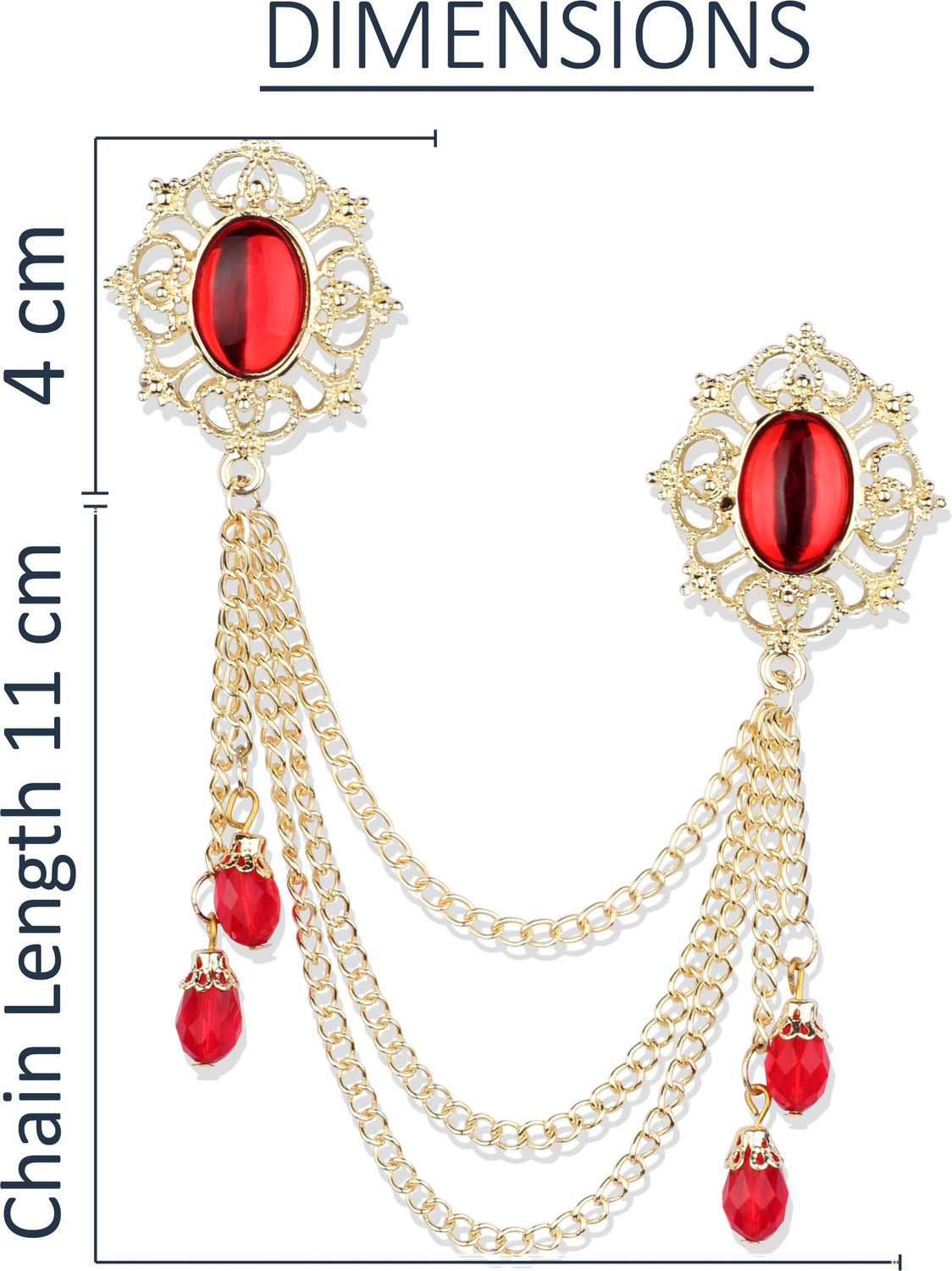 Image of Panjatan crownly framed ravishing Brooch