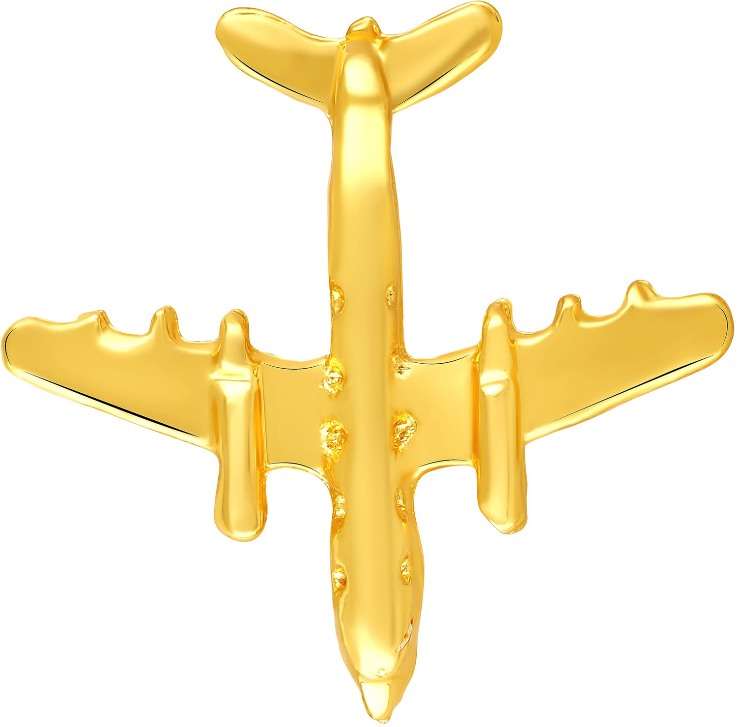 Image of mahi Combo of 4 Mini Aircraft Badge Coat Suit Pin Brooch