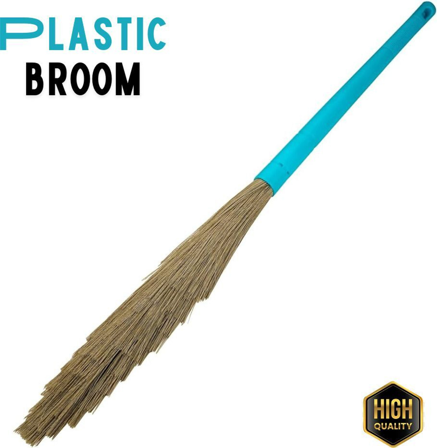 Image of Established Home Plastic Wet and Dry Broom