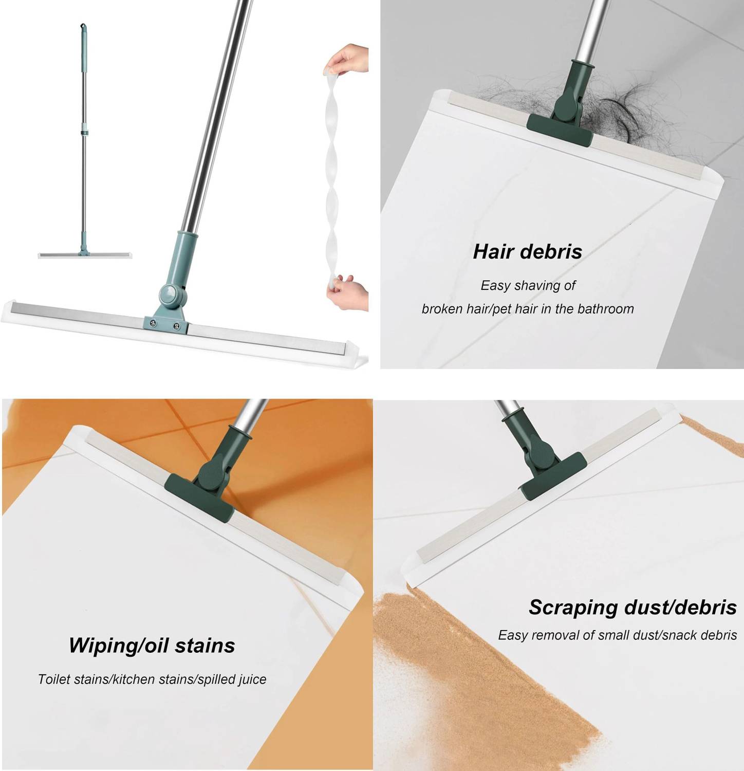 QOZWEID 3 in 1 Magic Broom Floor Wiper - Image 1