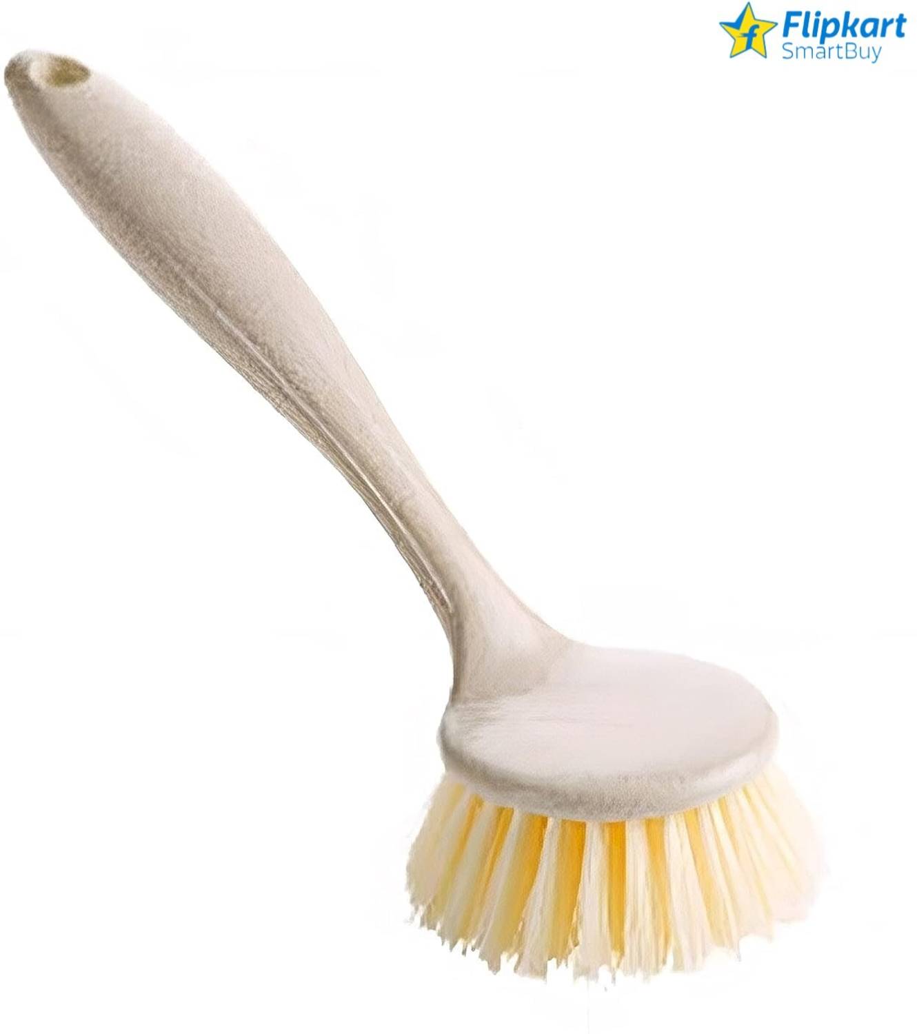 Flipkart SmartBuy Wash Basin Cleaner Brush And Kitchen Round Dish Sponges With Handle(Pack Of 2) Plastic Wet and Dry Brush — Cleaning Tools