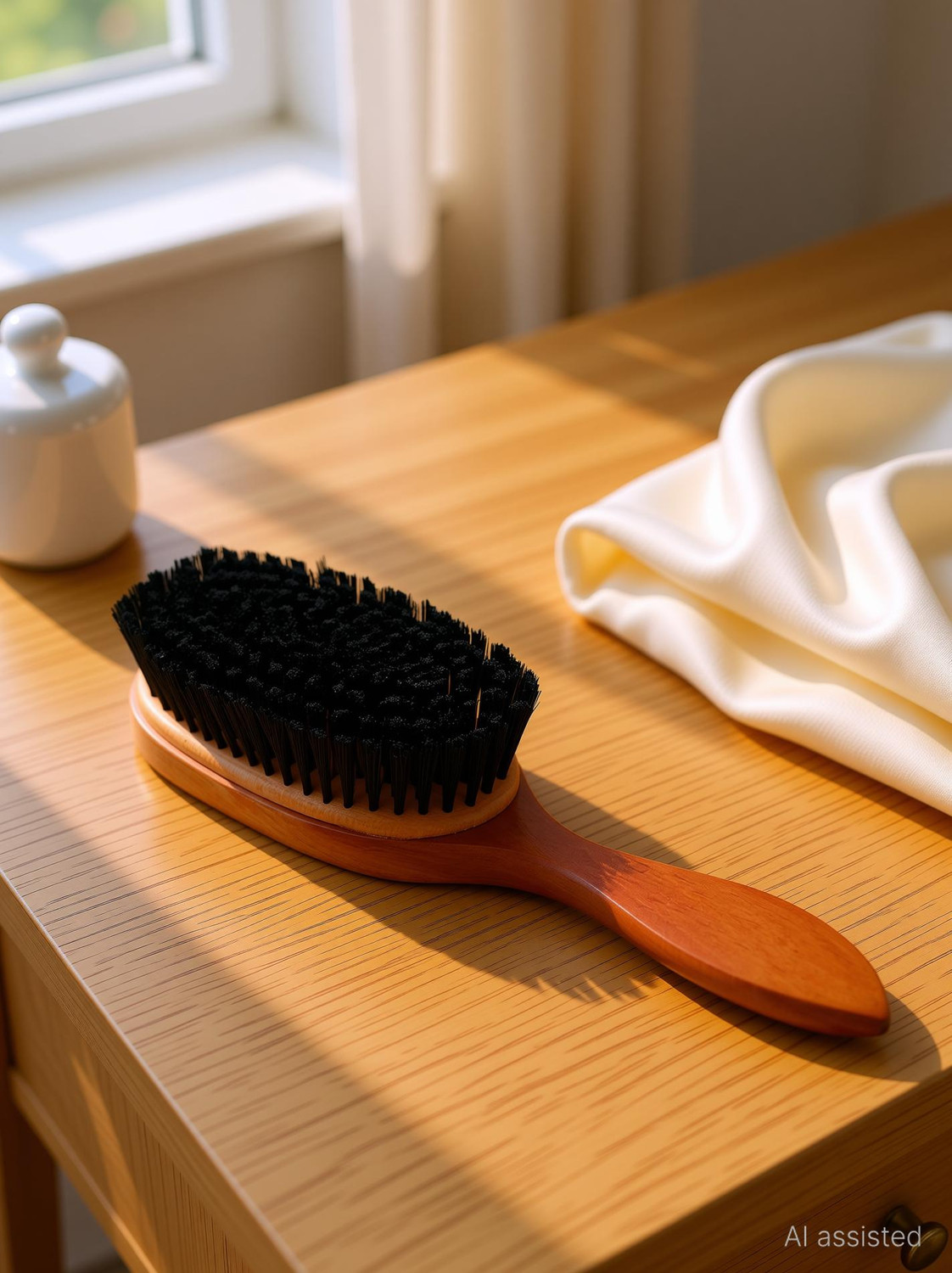 Image of DroliaFresh Coat Brush Dust Remover for Clothes, Lint Remover for Blazers Nylon Dry Brush (Black)