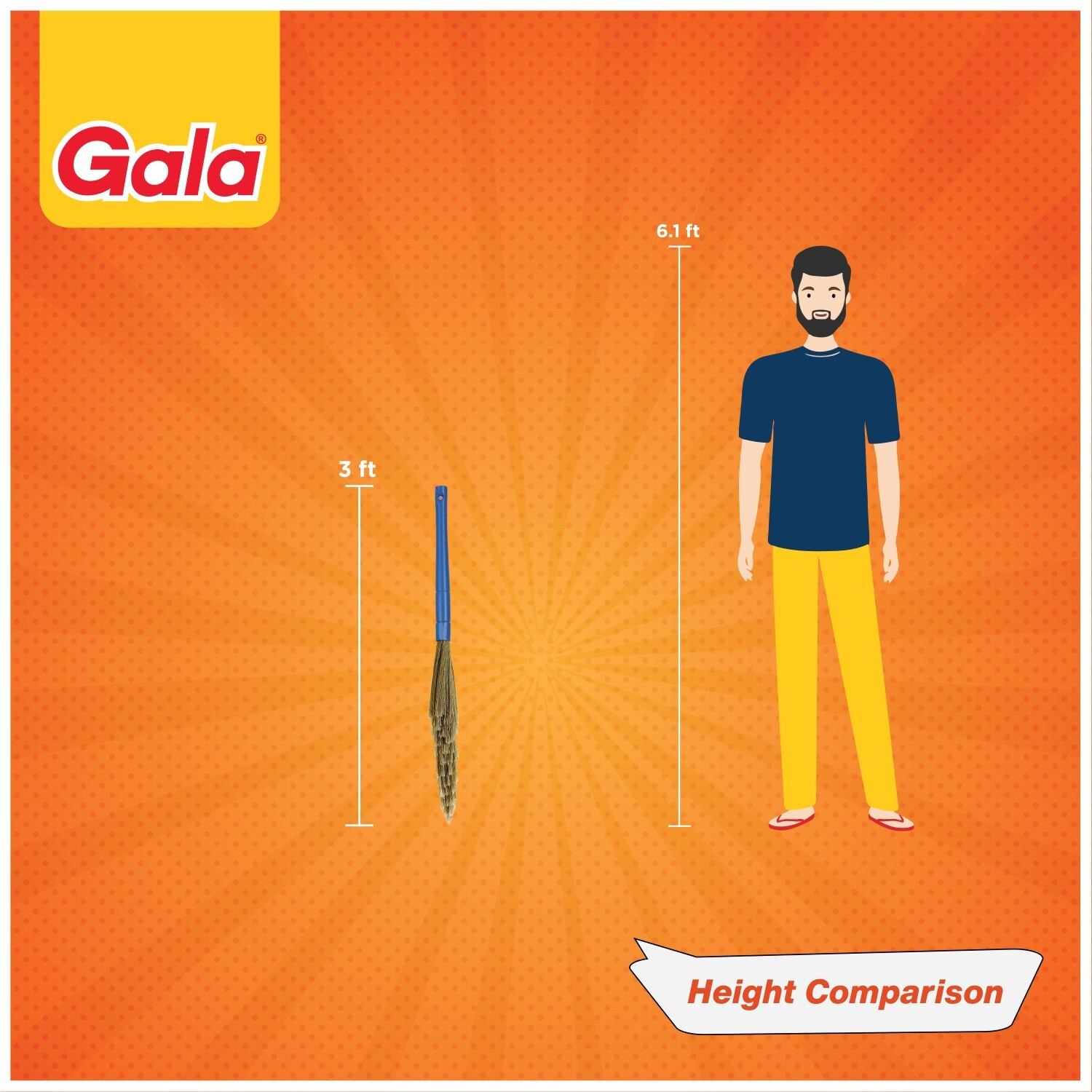 Image of GALA No Dust Fiber Dry Broom