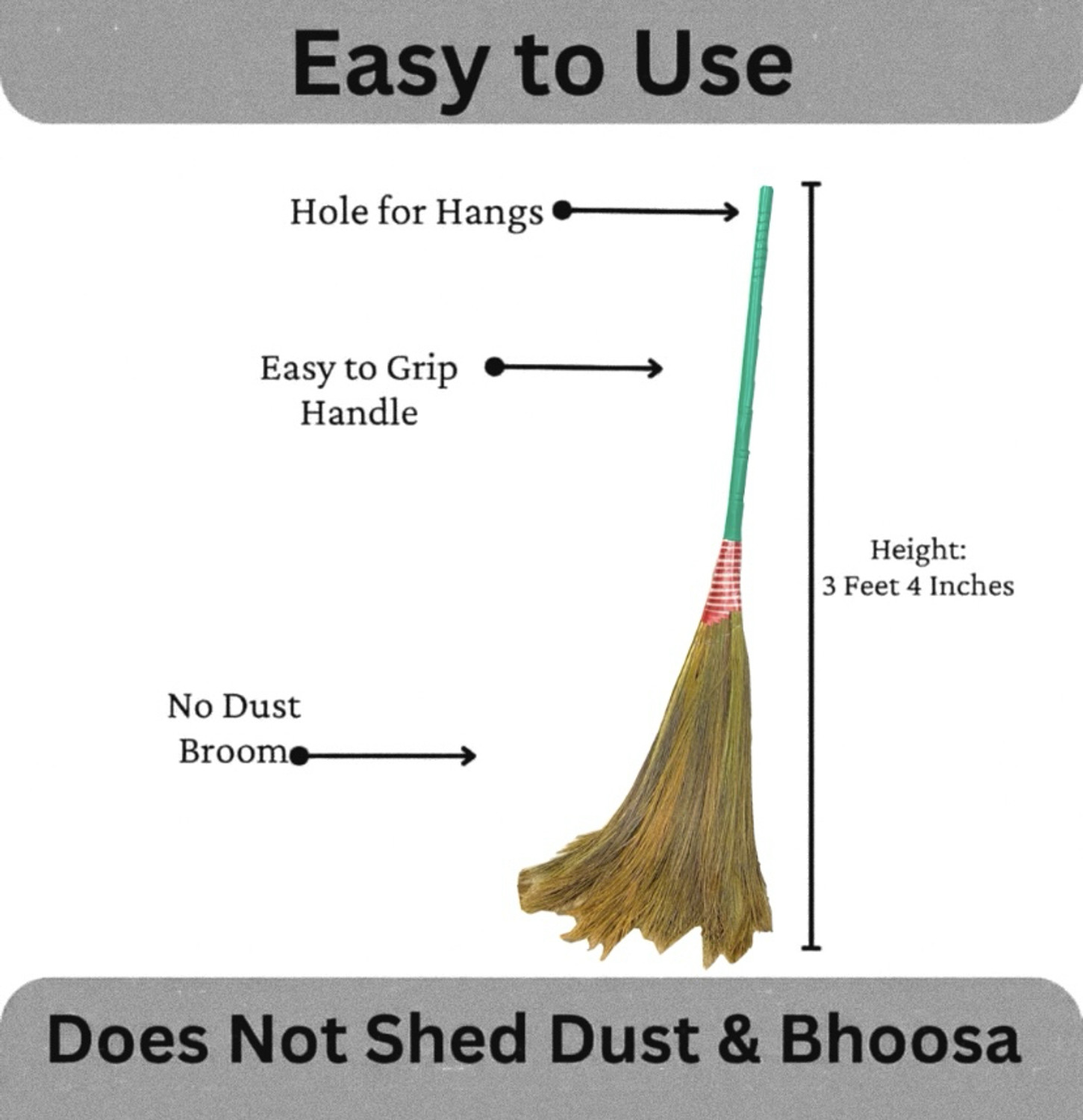 Image of KOUSAR Grass Dry Broom