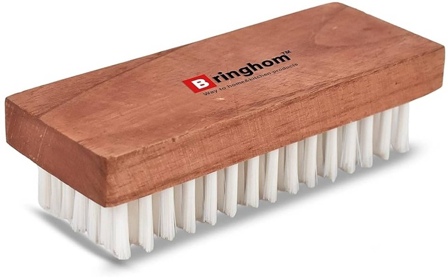 Bringhom Bringhom Wooden Cloth Brush With Flexible Bristle (1pc.) Wooden Wet Brush