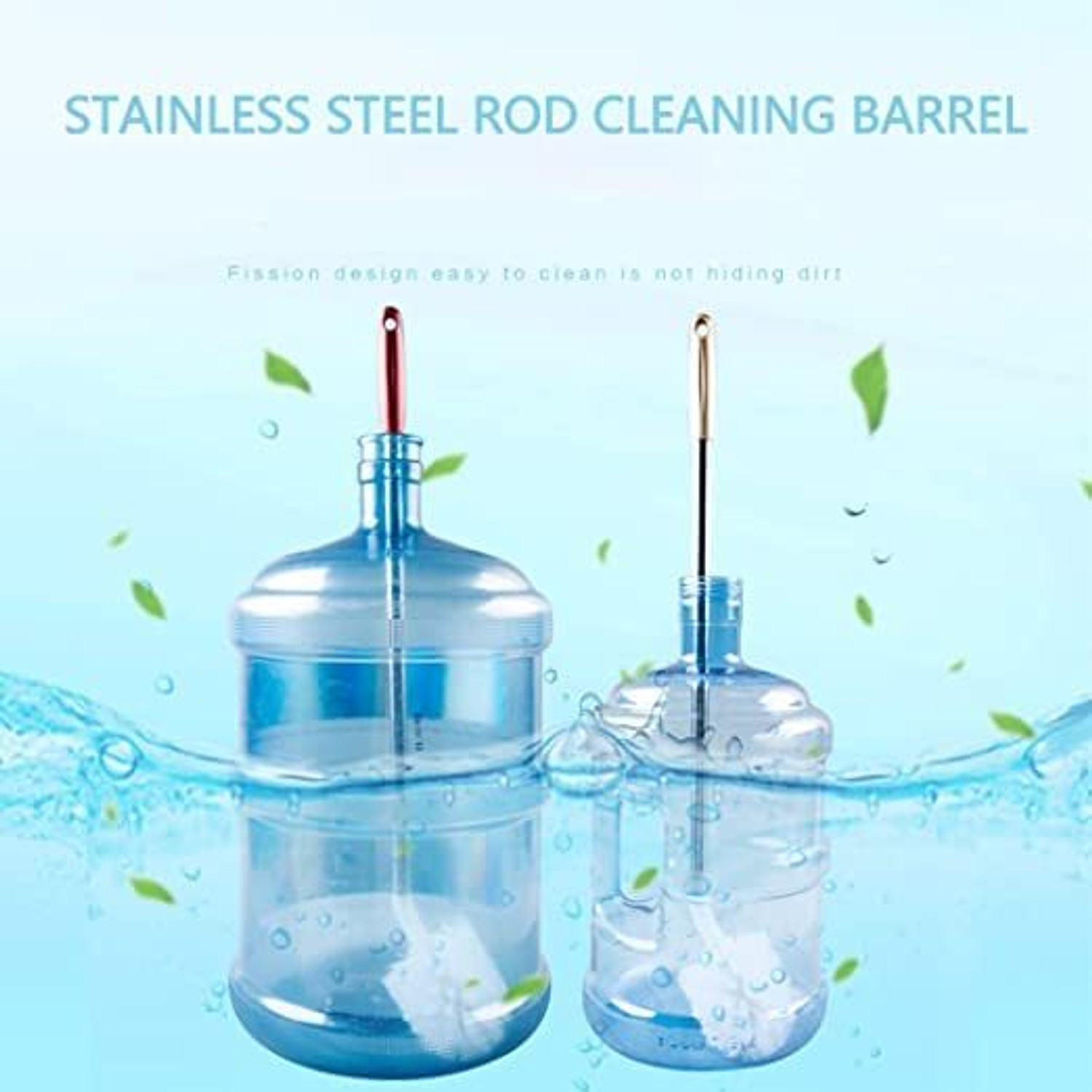 Image of HAPANI Can Cleaning Brush /Big Water Can / 20 LTR Water Can Cleaning Brush Polyester Wet and Dry Broom
