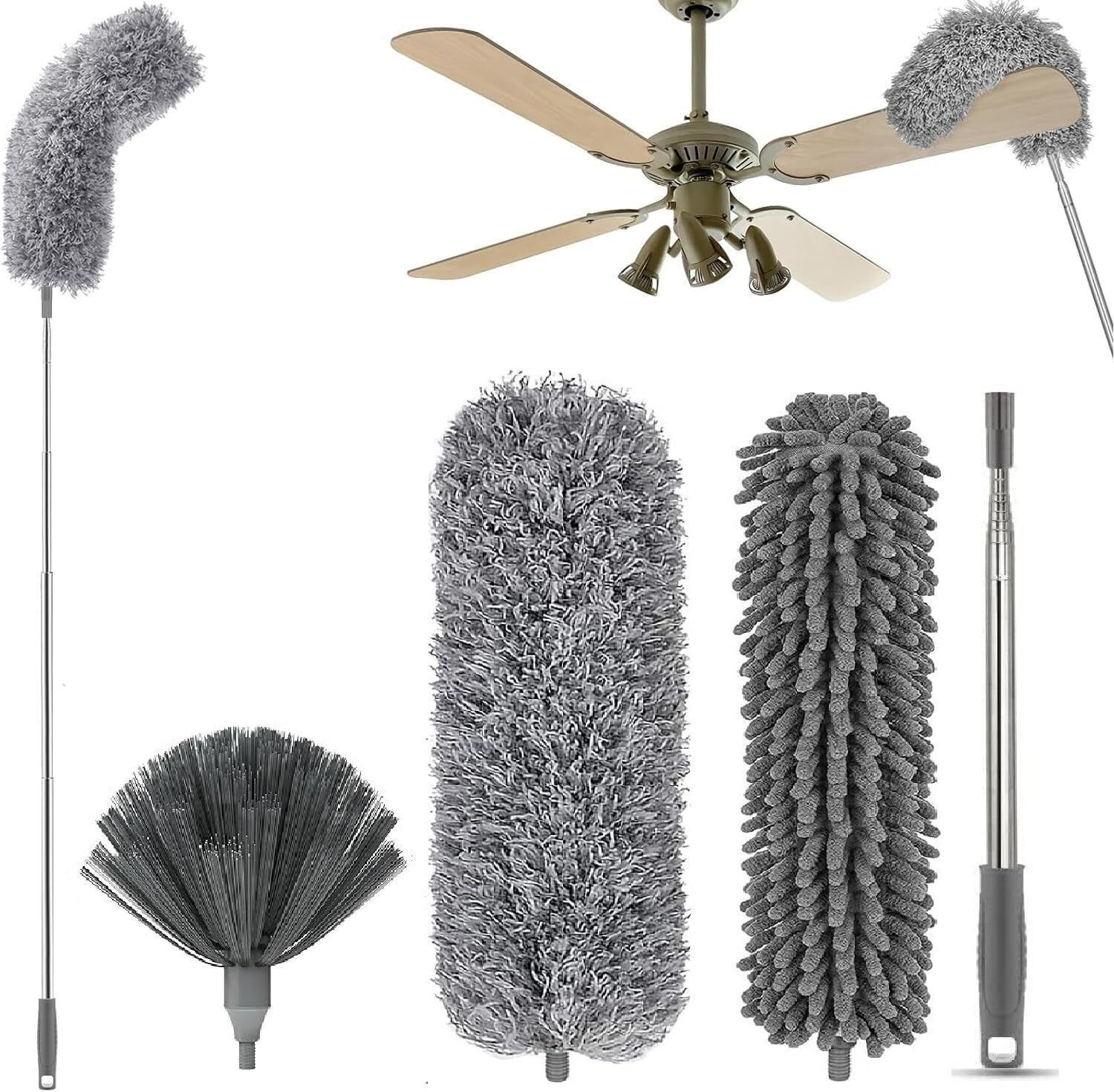 Image of KANTHEE ENTERPRISE 3 in 1 Duster Wet and Dry Duster Set