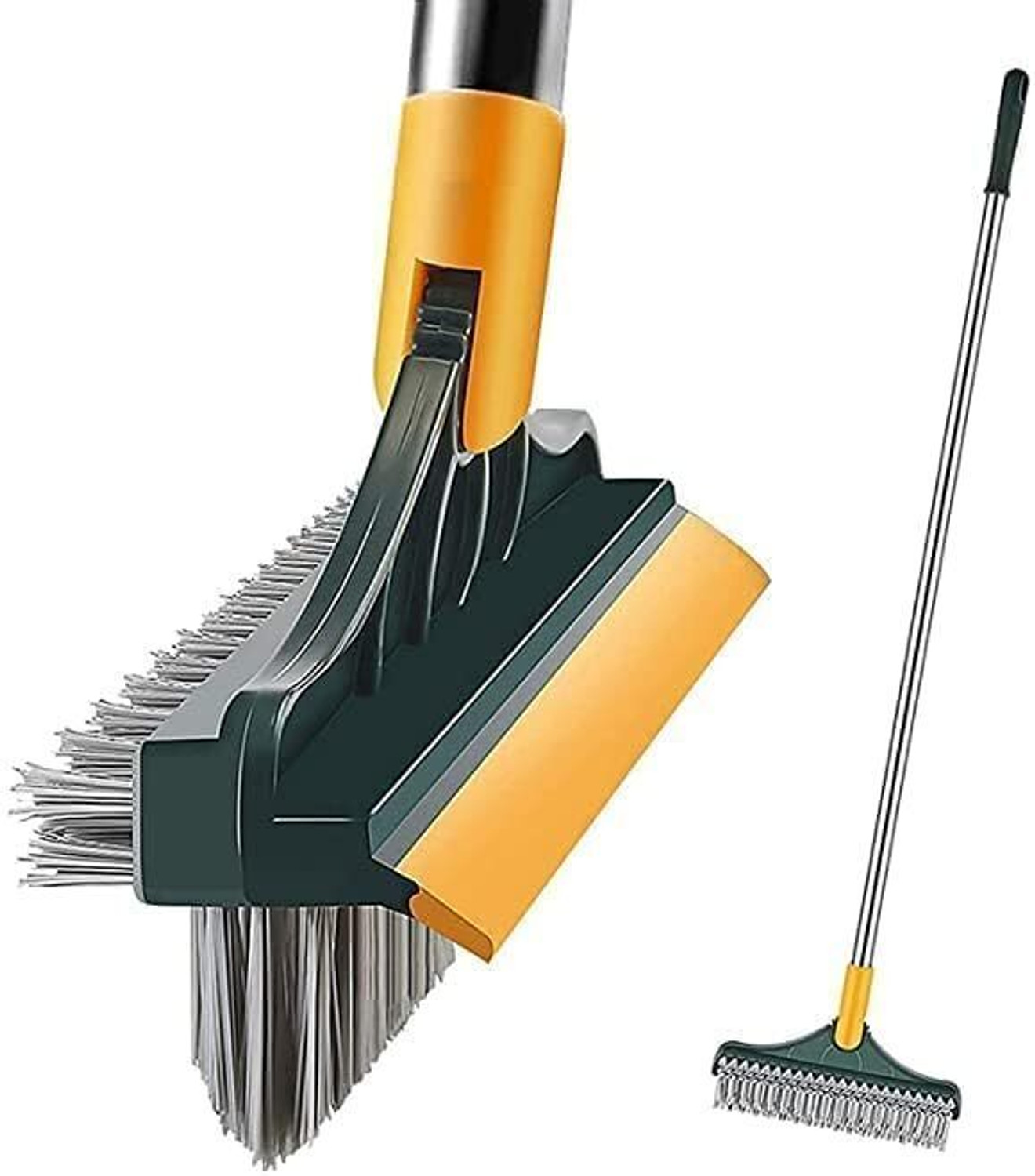 Image of ZUDORA Upgraded 3 in 1 Bathroom Cleaning Brush with Wiper (Multicolor)
