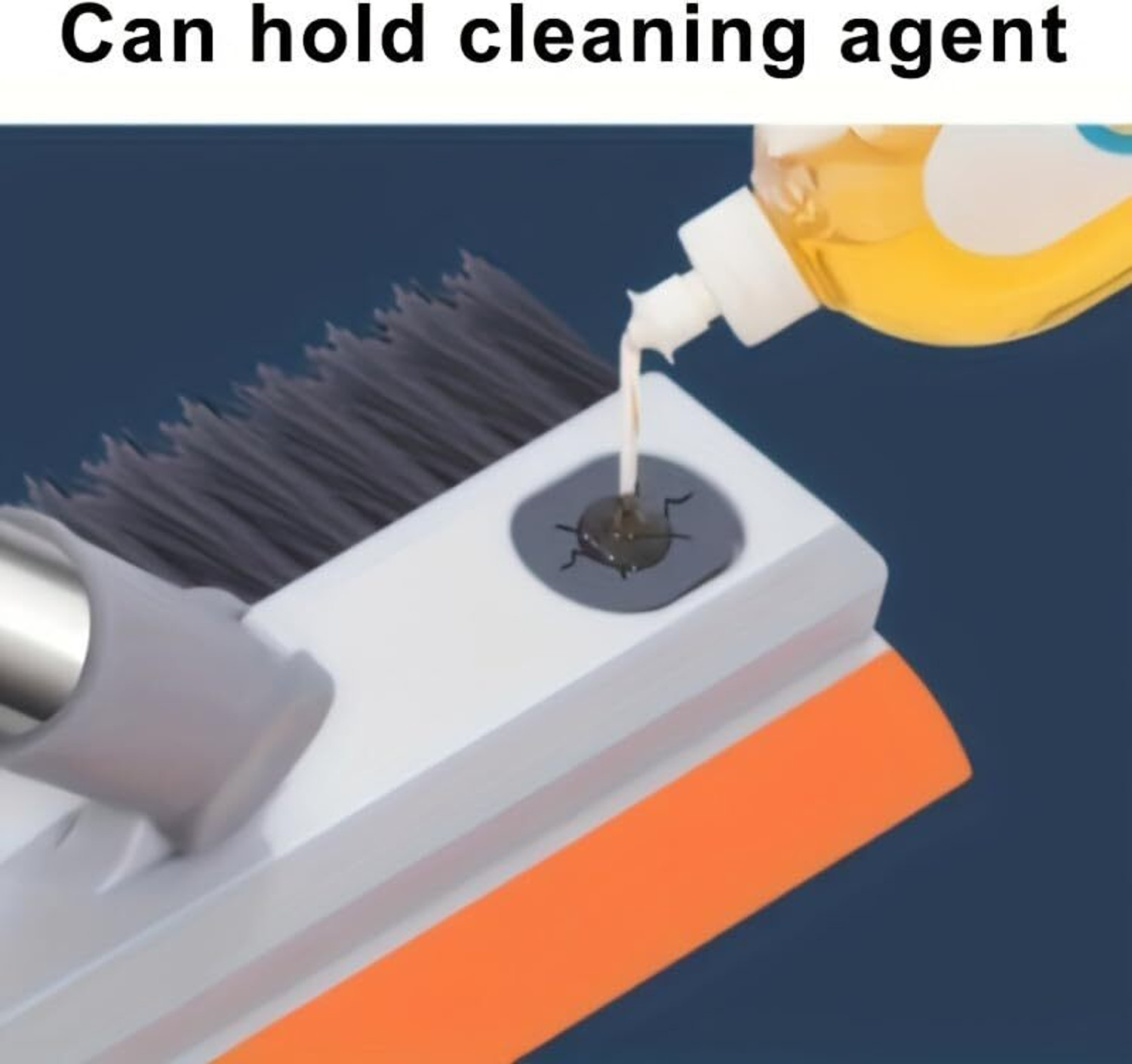 Image of EstoreV 3-in-1 Tile Cleaning Brush with Long Handle