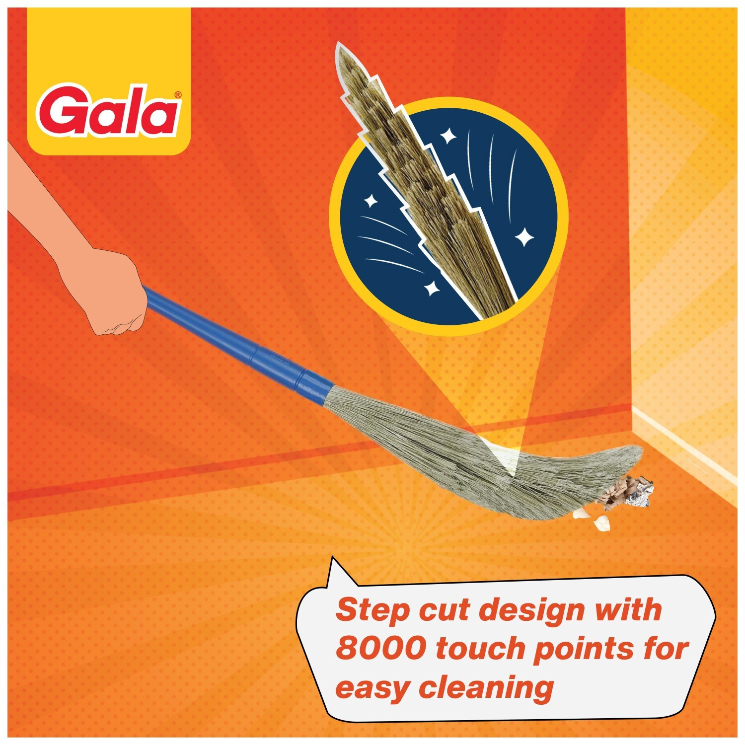 Image of GALA No Dust Fiber Dry Broom