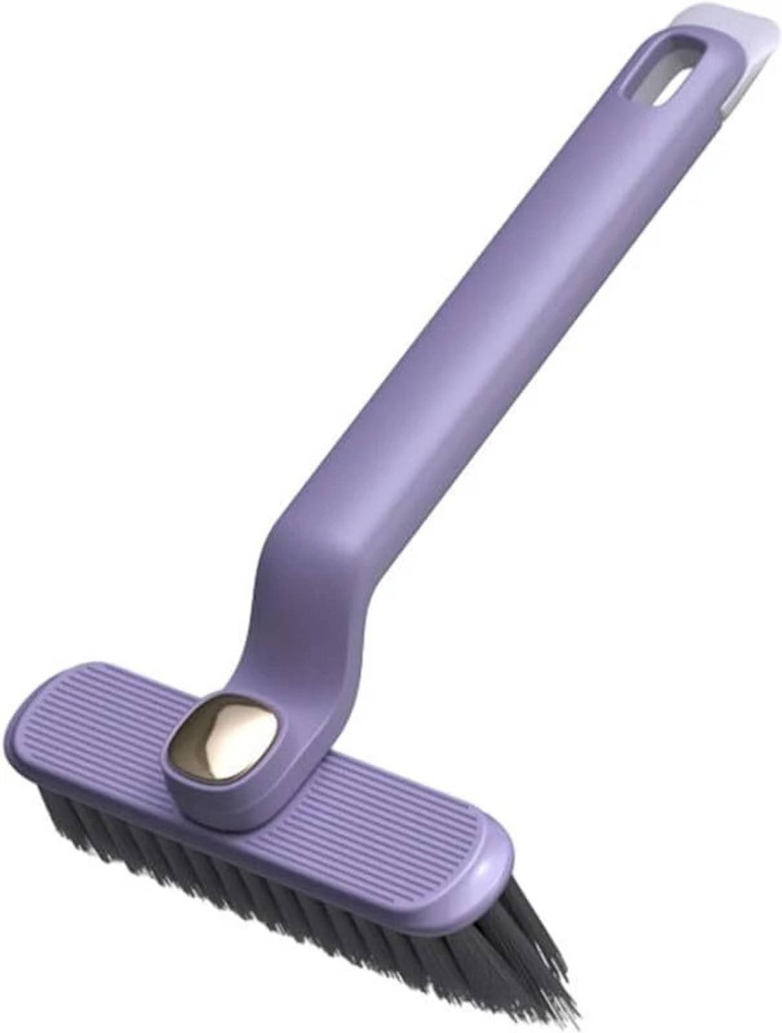 AnjaniputrA Multi-Function Rotating Crevice Cleaning Brush, Hard Bristle Crevice Gap Brush Microfibre Wet and Dry Brush