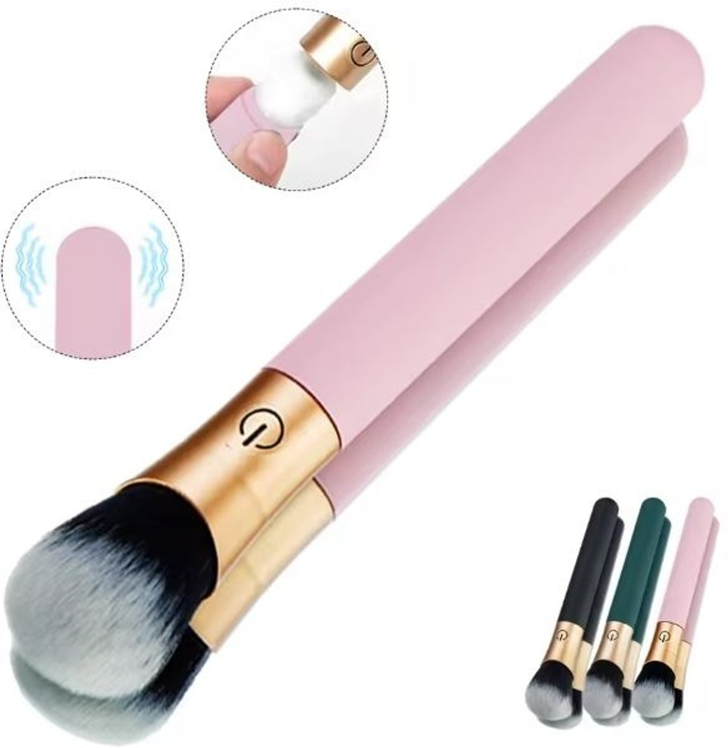 Image of Bonsly Multifunctional Vibrator Makeup Brush