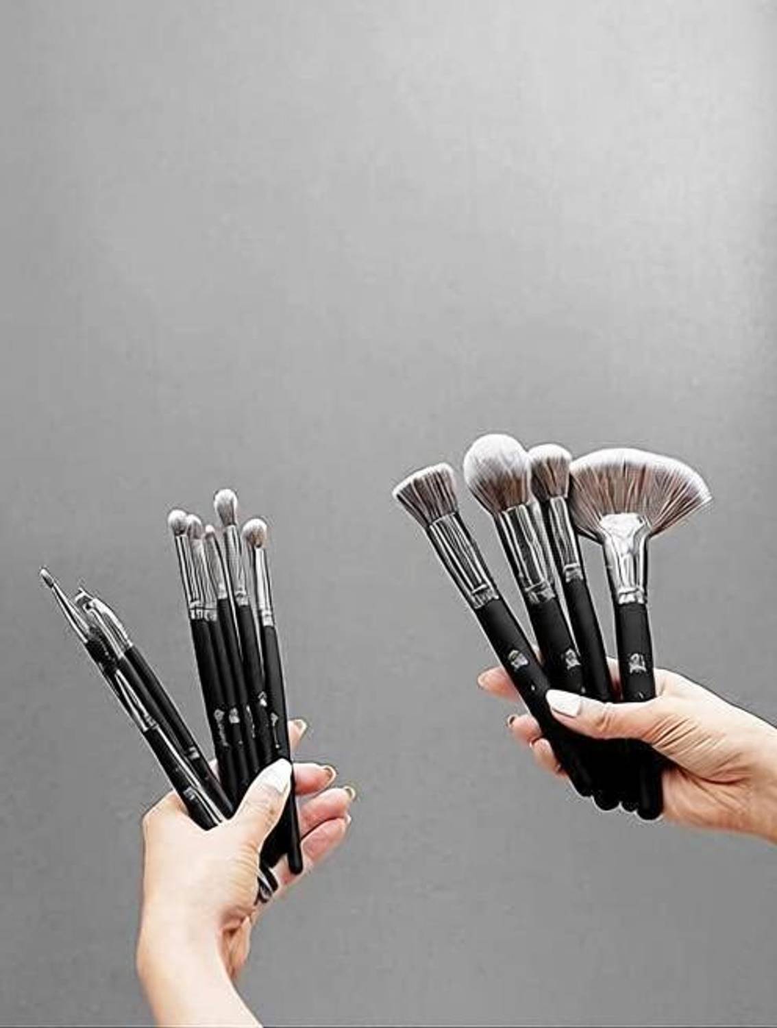 Airi creations Professionnels Makeup Brush Set of 13 - Black