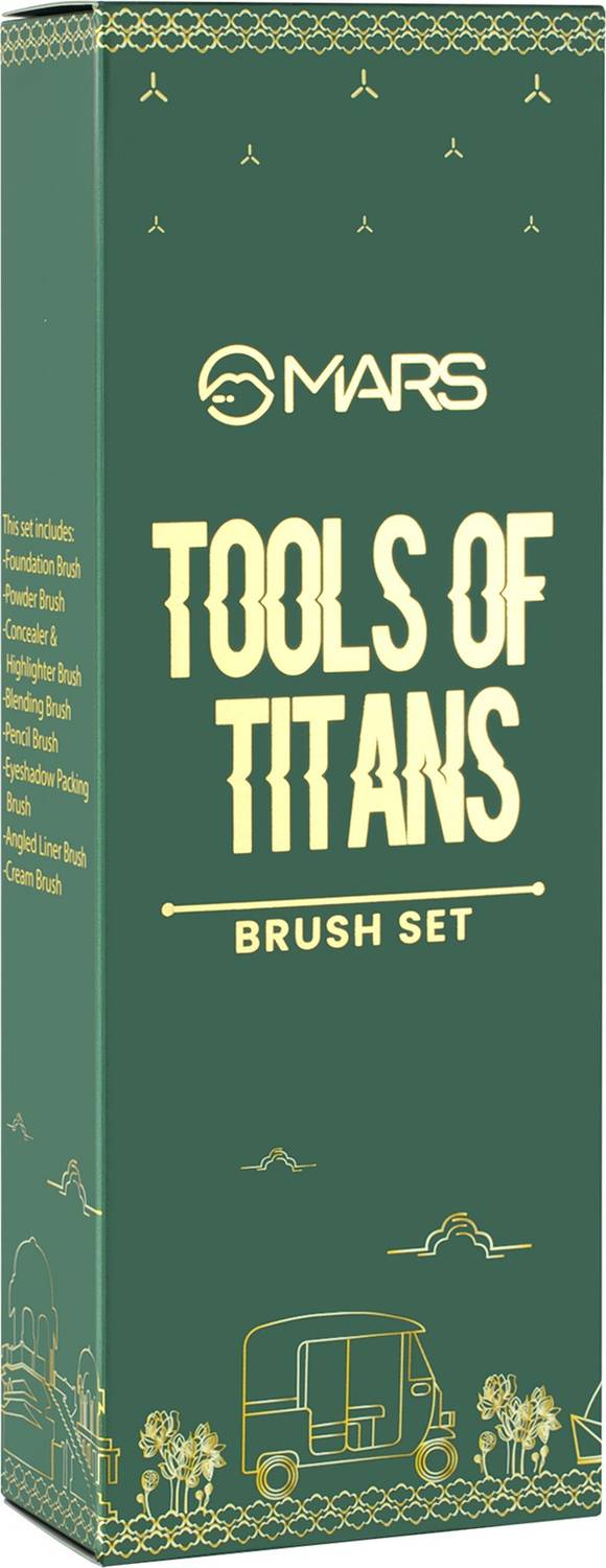 MARS Tools Of Titans Brush Set Pack of 8 - Image 5