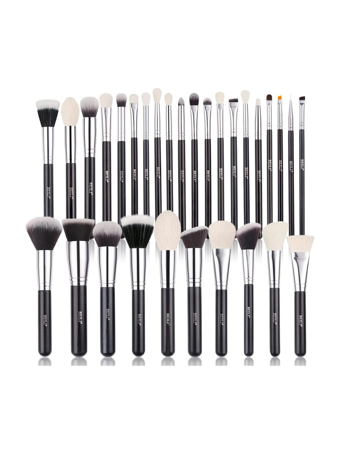 Image of Beili 30Pcs Professional Makeup Brush Set Original Natural-Synthetic makeup brush set
