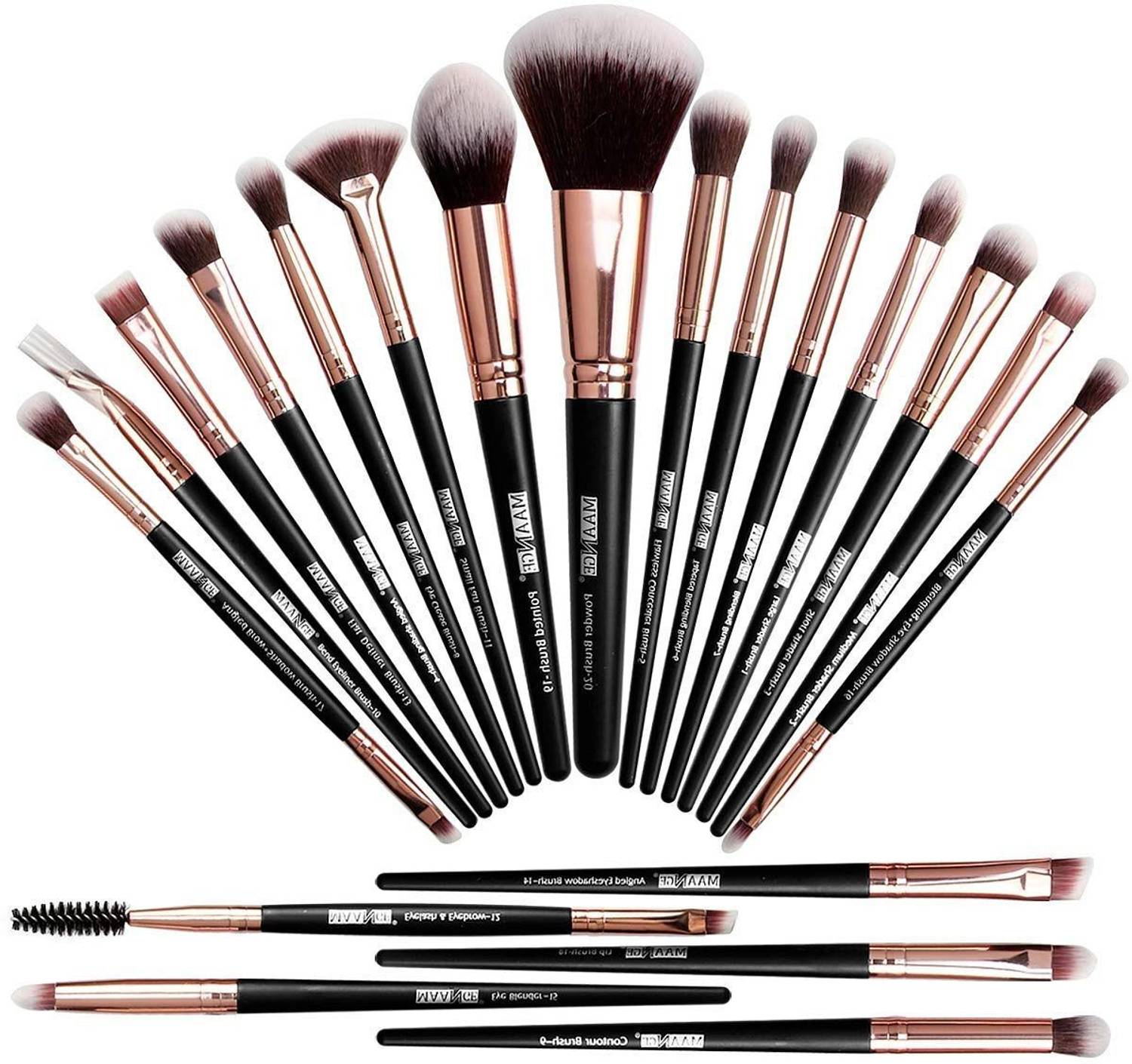 Utrust Professional Makeup Brush Set 20 Pcs Foundation Blush Brus
