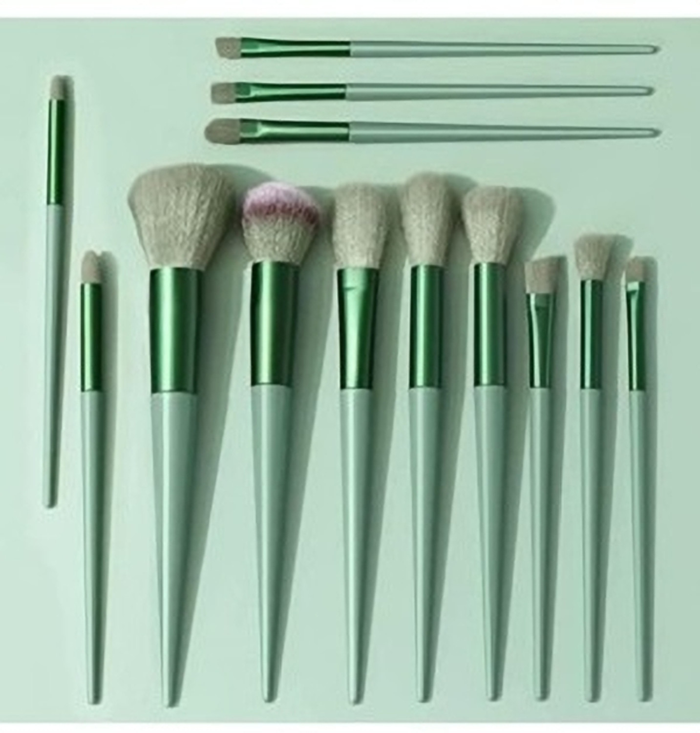 Image of MISTY ALLE 13 PCE MAKEUP BRUSHES WITH 6 IN 1 SPONGE PUFF
