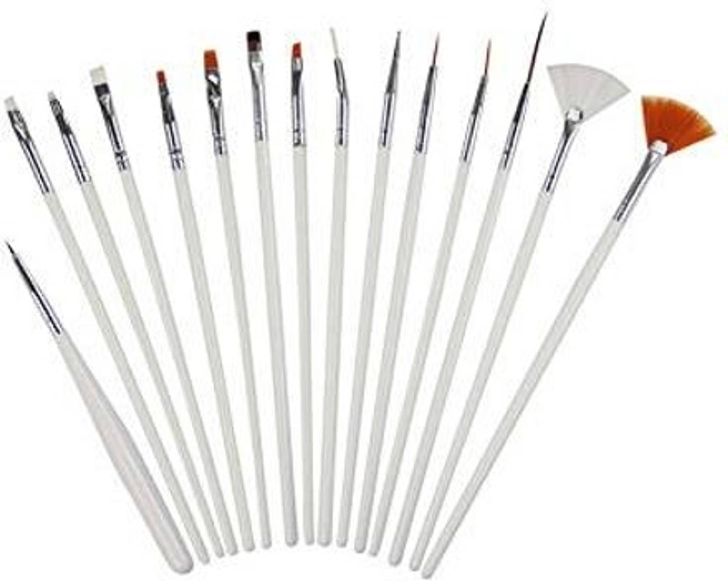 Arrolliant 15 Pcs Nail Art Brush Set Nail Art Brush Nail painting Brush