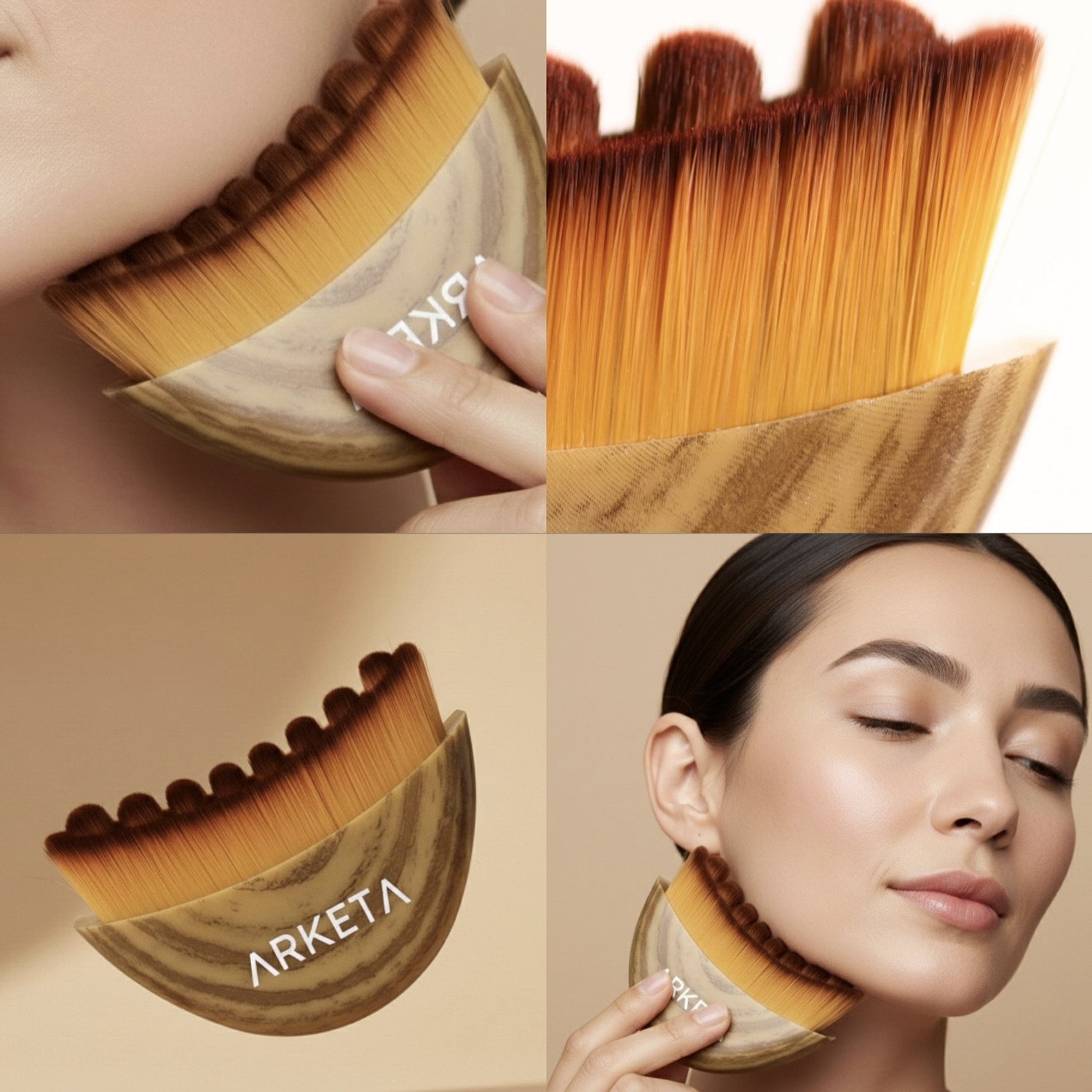 Image of Arketa Face Lymphatic Drainage Brush