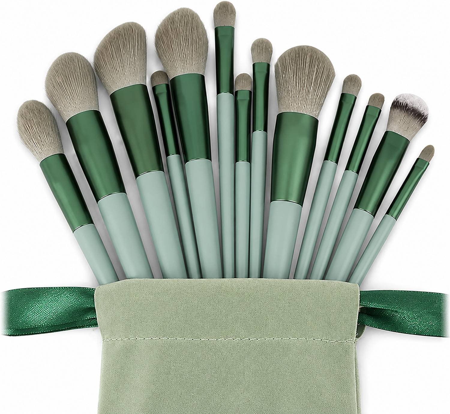 VELCIRA 13 PCS Makeup Brush Set with Sponge 13 Pieces - Image 2