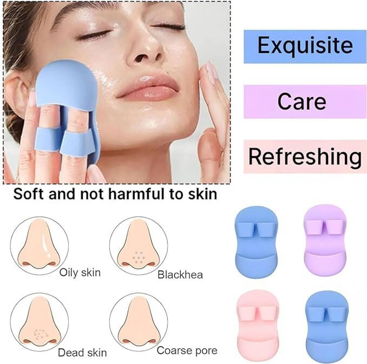 VRV Silicone Face Scrubber - Image 3