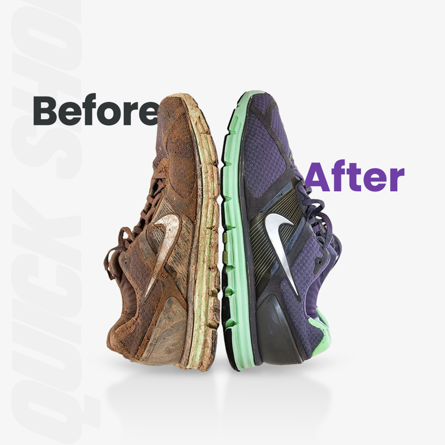 Image of SNEAKARE Quick shoe Cleaning kit with Foam Cleaner and Soft Brush Sneaker Care Cleaner