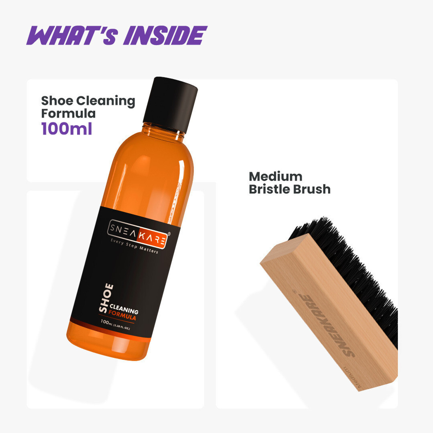 Image of SNEAKARE BASIC SHOE CLEANING KIT Shoe Care Kit