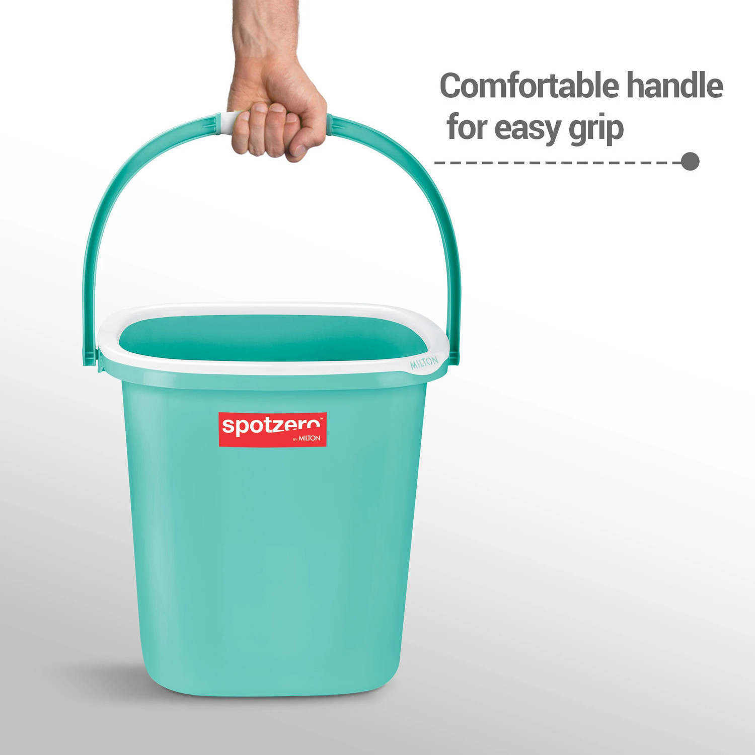 Image of Spotzero by Milton SWISH SQUARE BUCKET 20 L Plastic Bucket