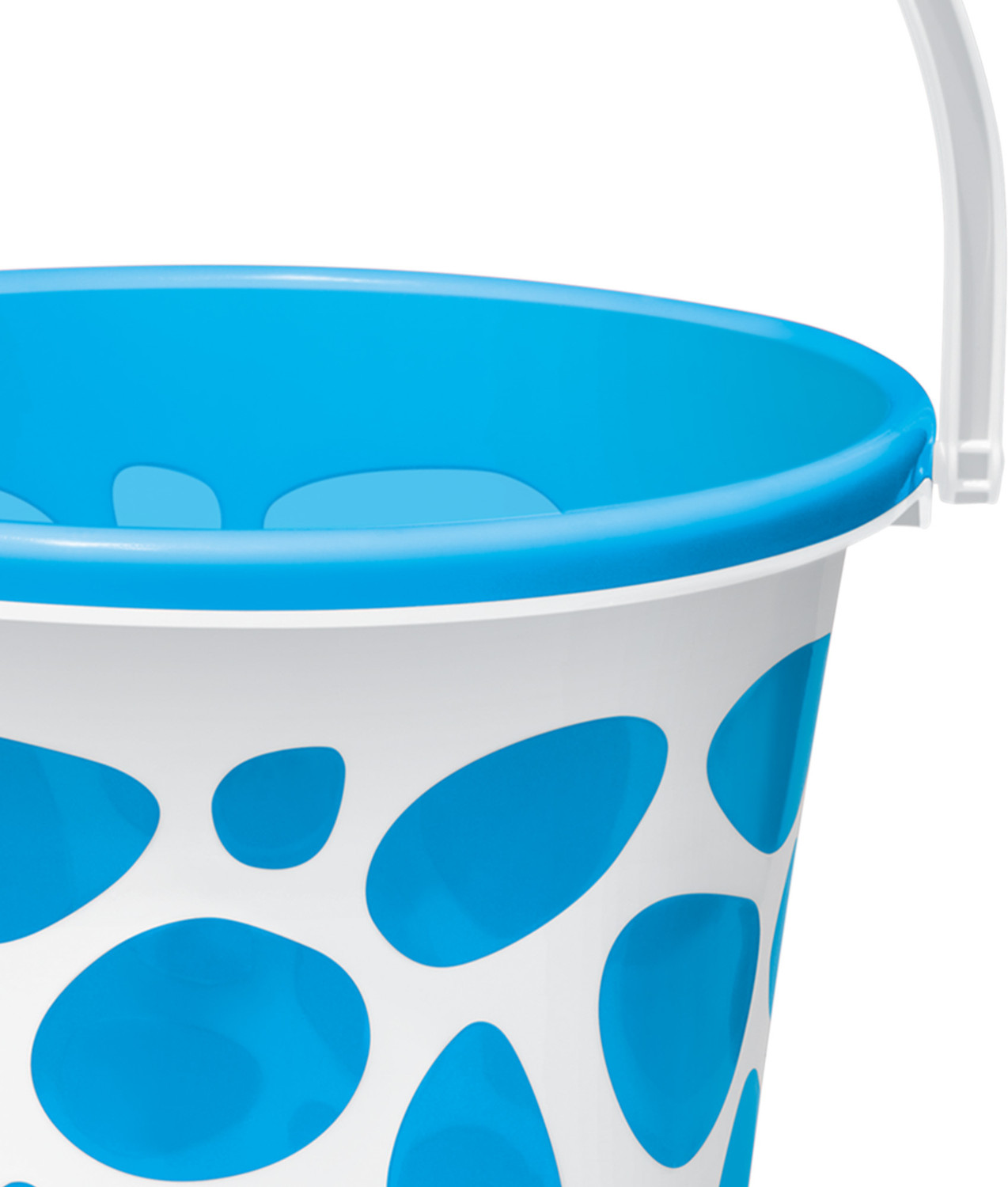 Image of MILTON Duplex Plastic Bucket With Handle, Blue 18 L Plastic Bucket