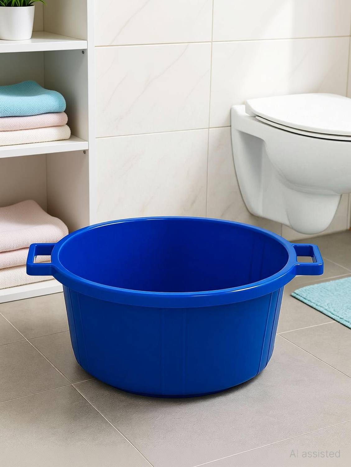 balajiindustry Plastic Tub Big Size – Multipurpose 25 L Bucket for Bathroom and Home 25 L Plastic Bucket