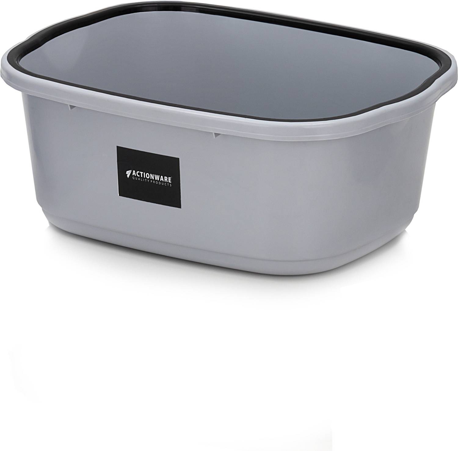 ACTIONWARE Square Tub 20 Ltr. (Grey) 20 L Plastic Bucket