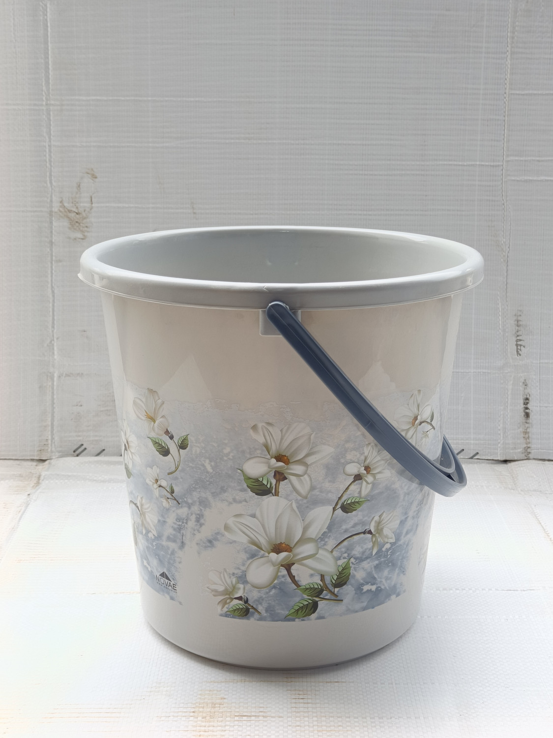 Image of Veksin Heavy Duty 4 Piece Bathroom Set Plastic Large Capacity 20 L Plastic Bucket