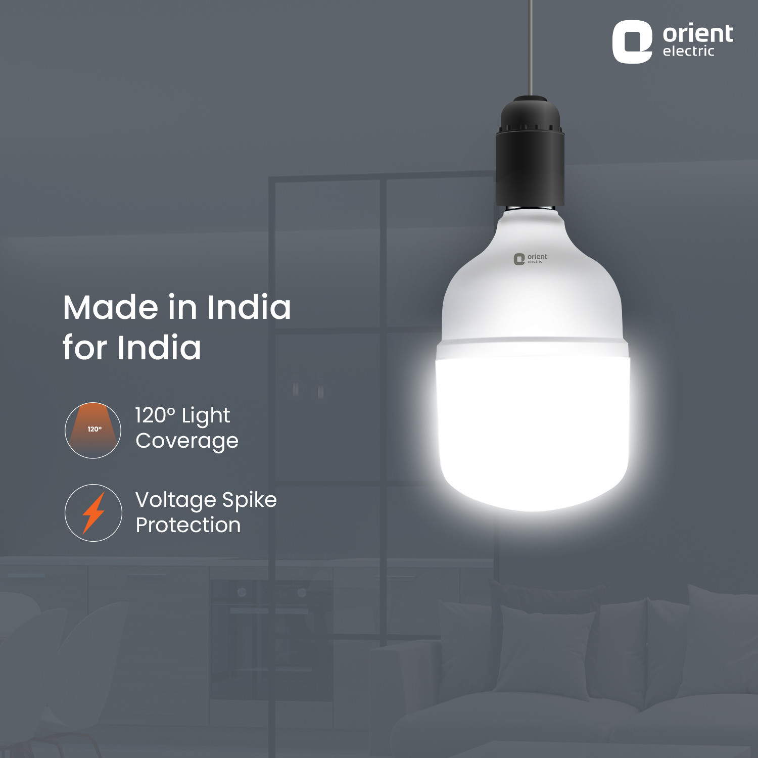 Image of Orient Electric 25 W Basic Round B22 LED Bulb