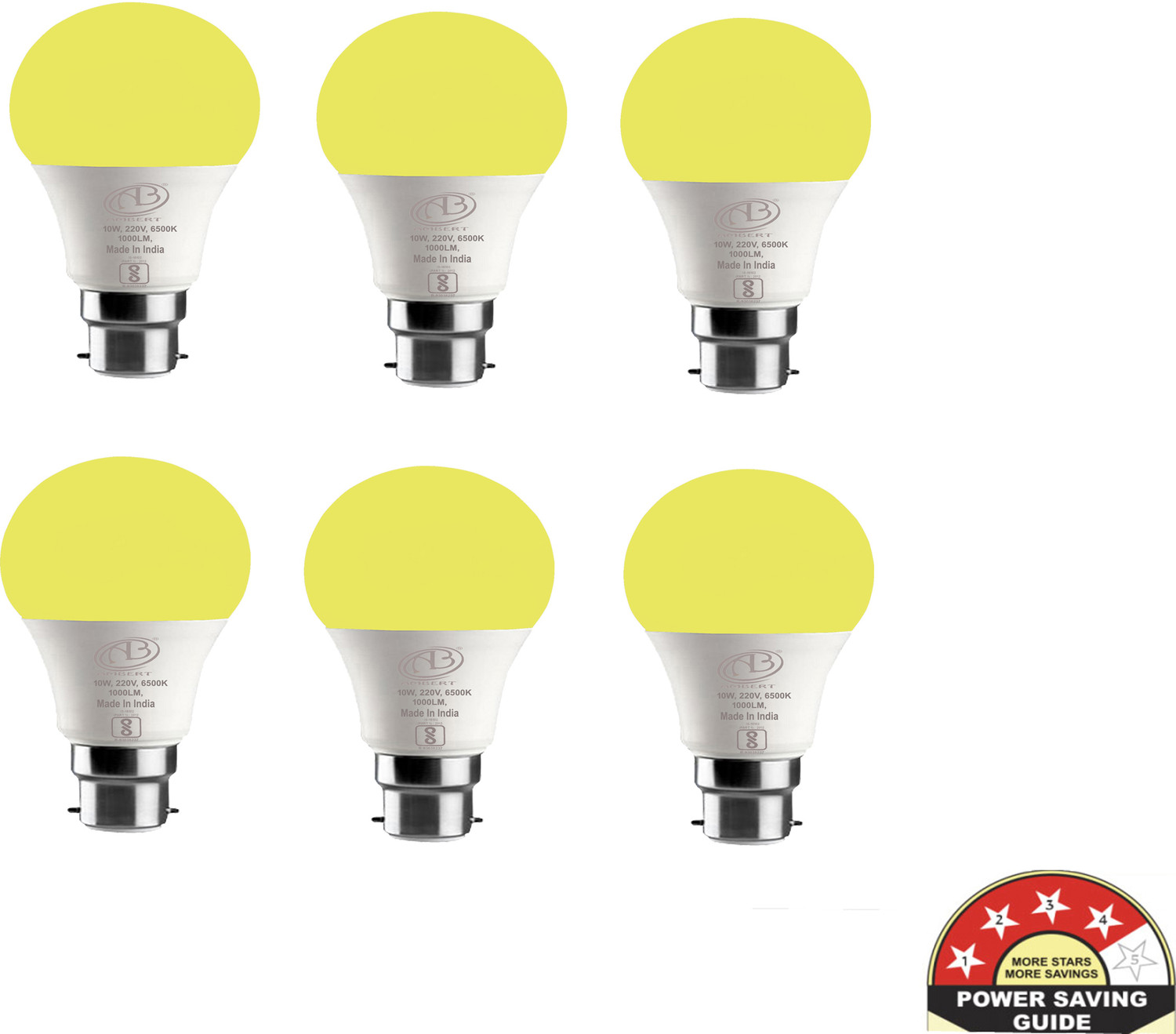 Image of ambert 10 W Eye Safety Compliance Globe B22 LED Bulb