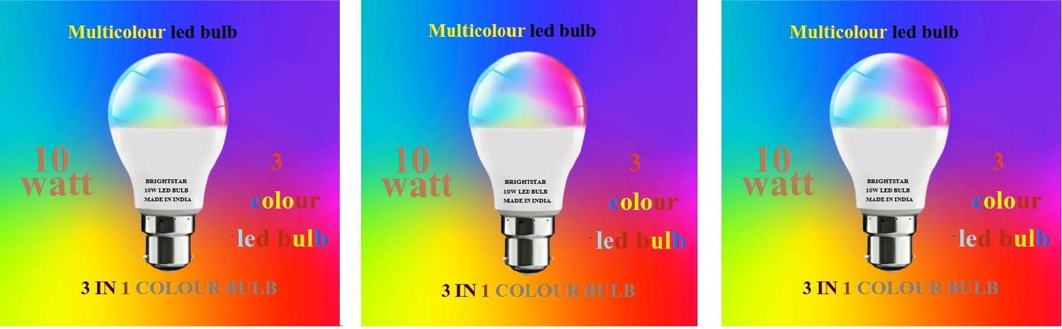 Brightstar 10 W Basic Round B22 LED Bulb