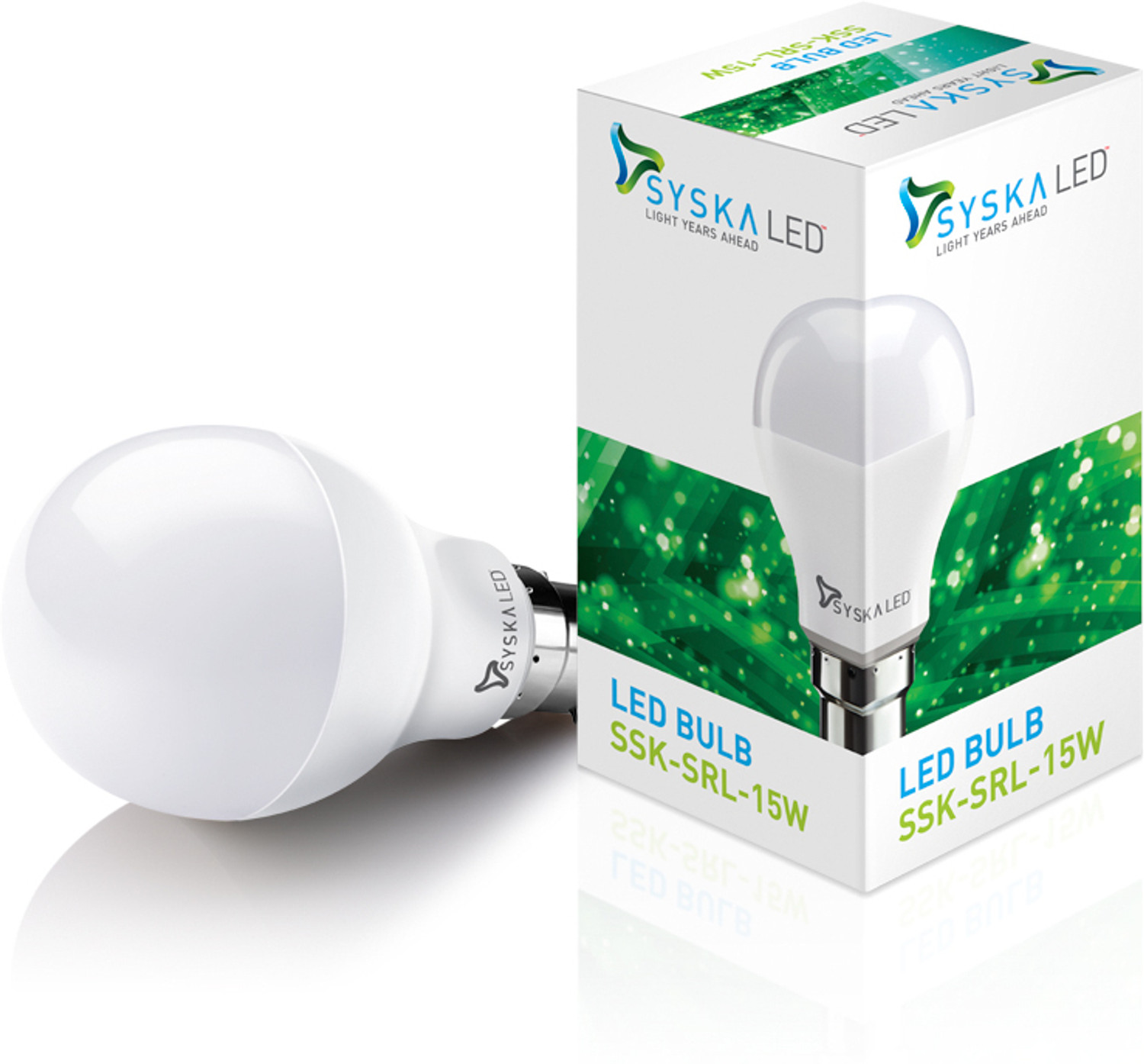Image of Syska 15 W Basic Standard B22 LED Bulb