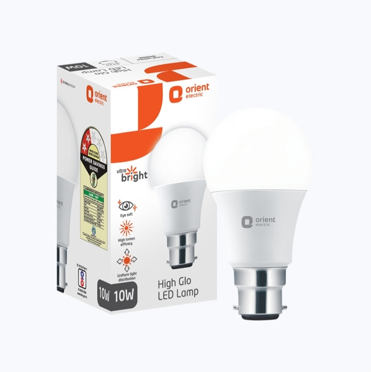 Image of Orient Electric 10 W Basic Round B22 LED Bulb