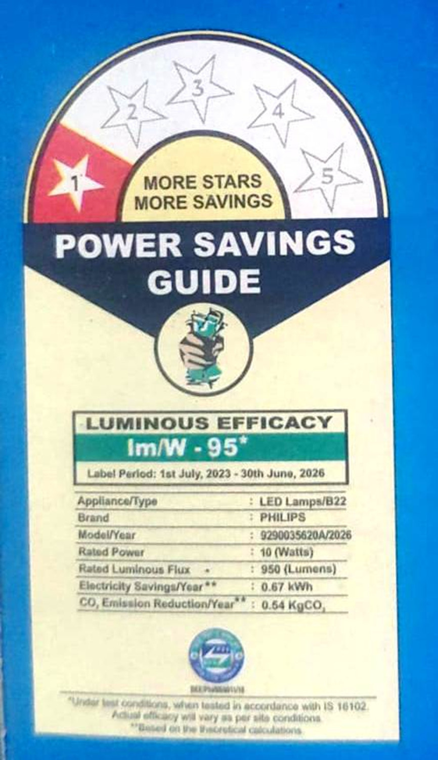 Image of PHILIPS 12 W Multi Watt Standard B22 LED Bulb