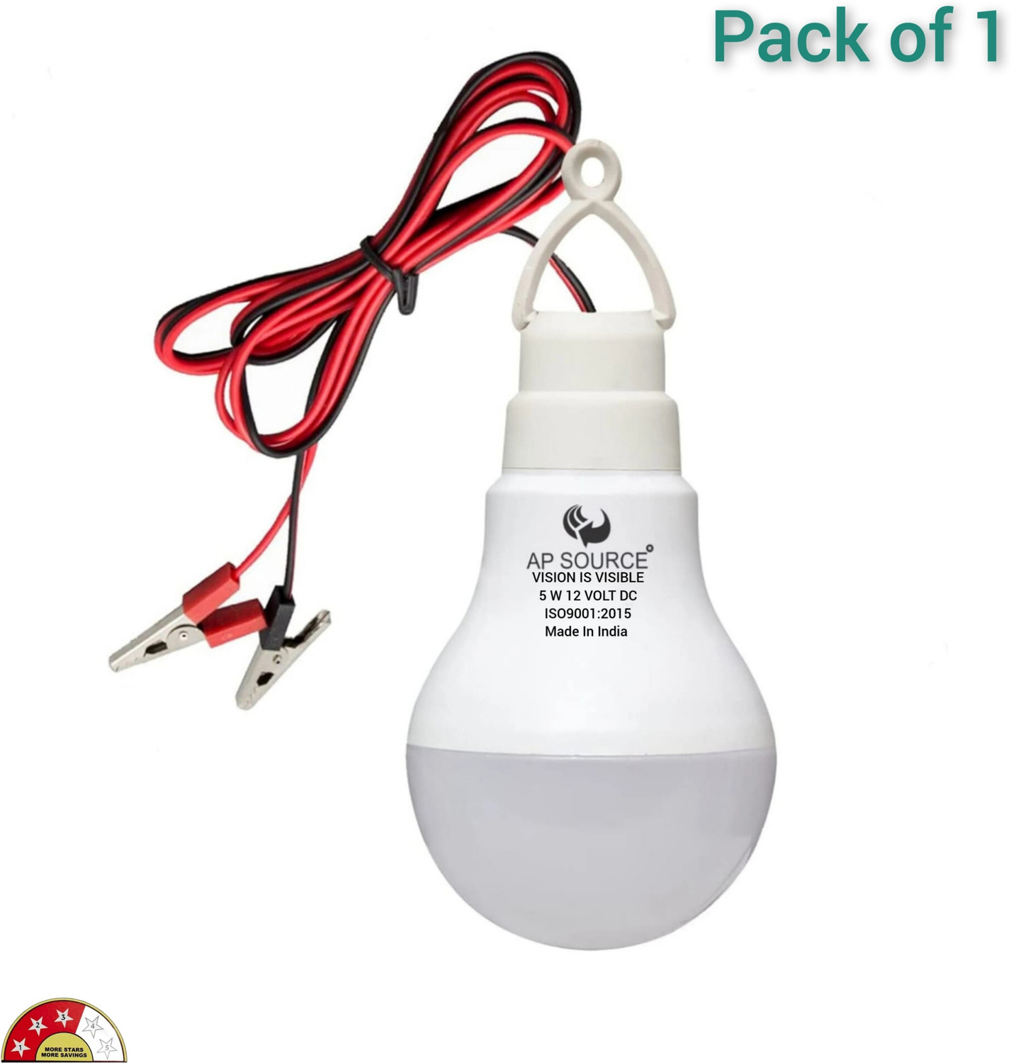 Image of AP Source 5 W Basic Round 2 Pin LED Bulb