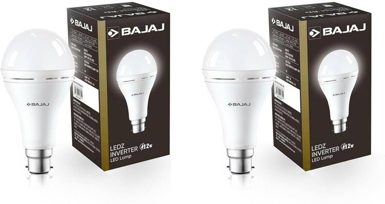 BAJAJ 12 W Inverter Round B22 Inverter Bulb